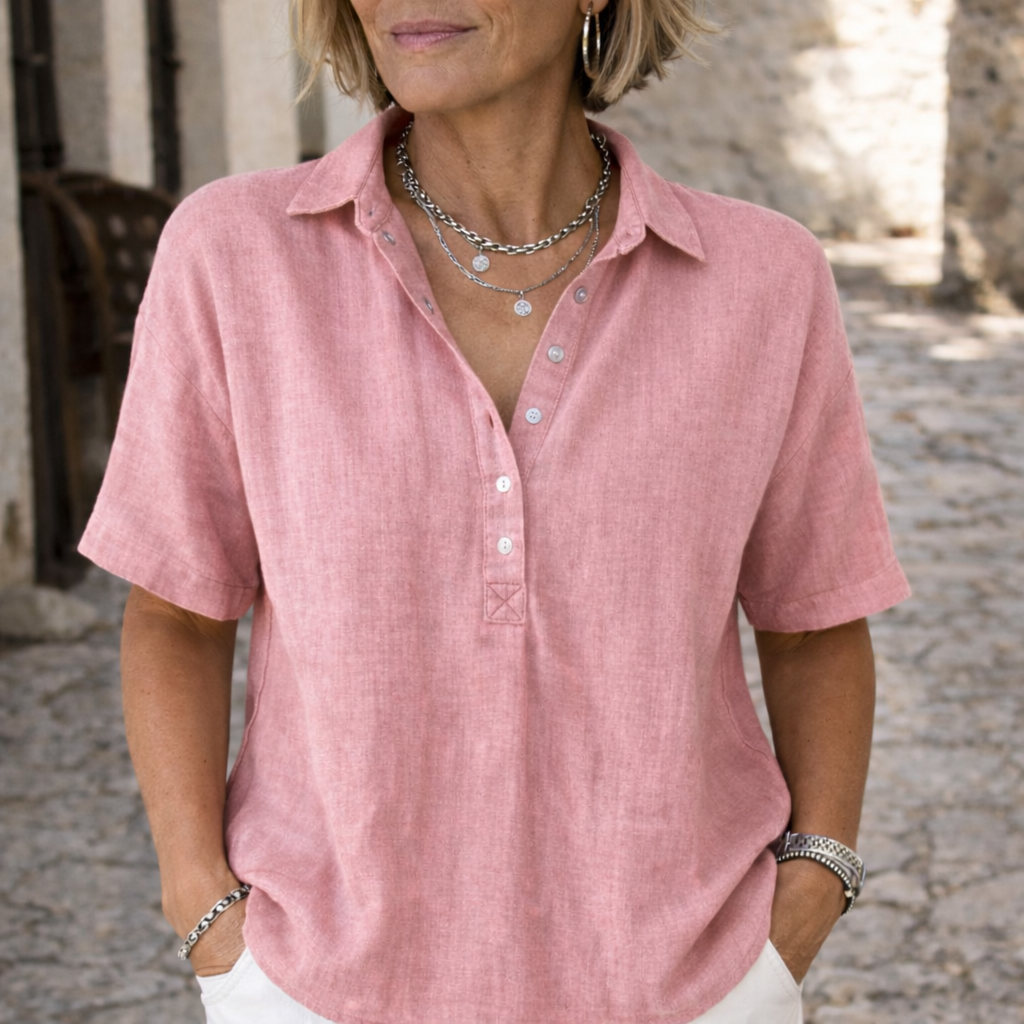 Claudia | Elegant Flowy Shirt