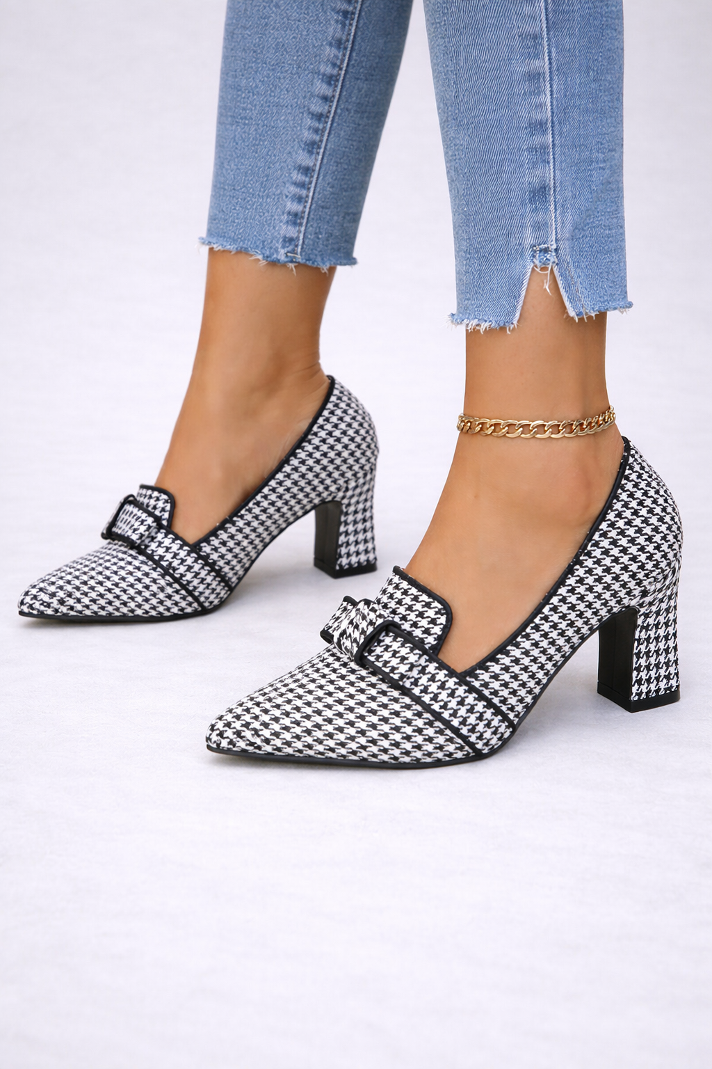 Chloé | Houndstooth Heel