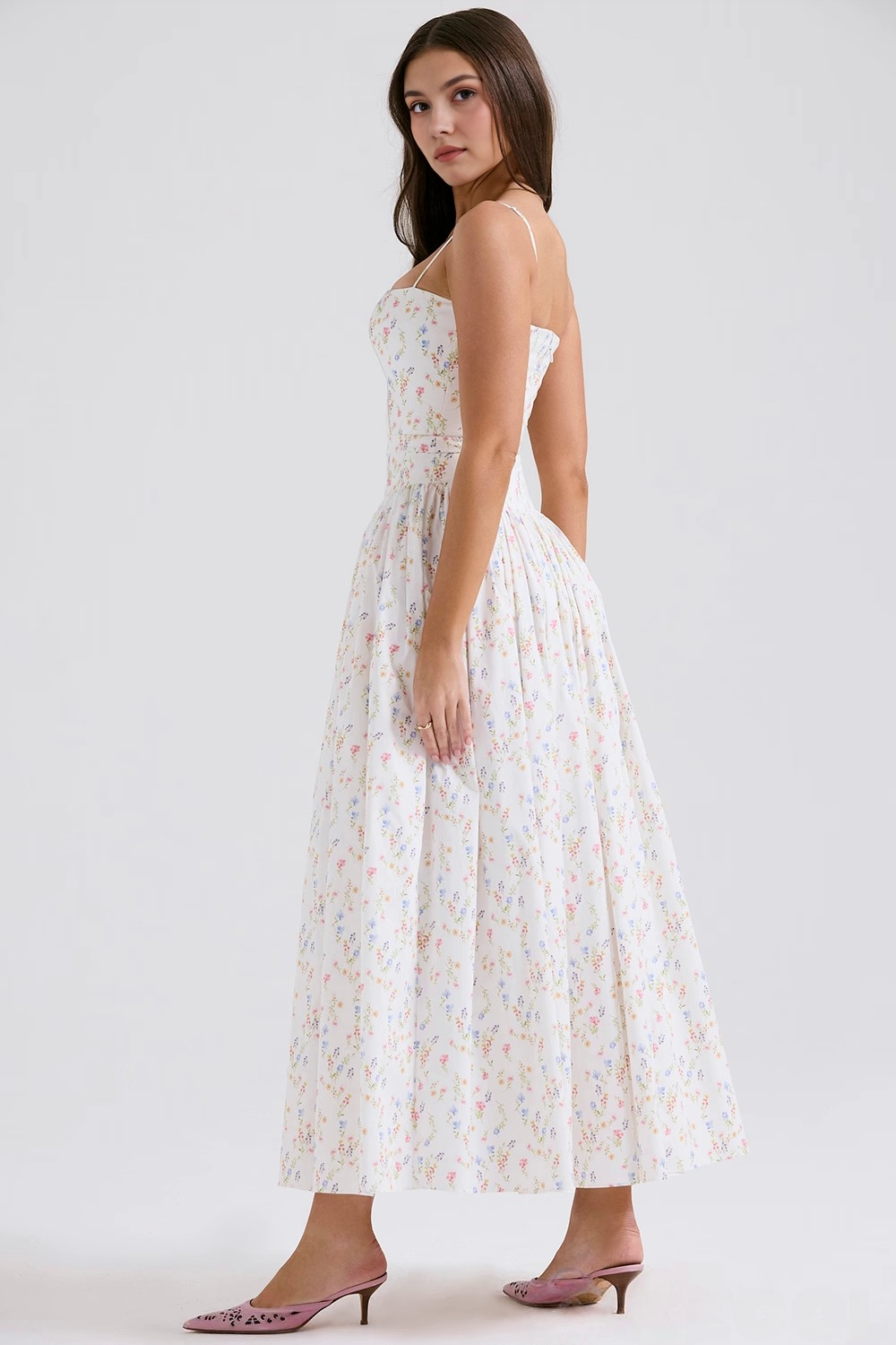 Estrella | Floral midi dress