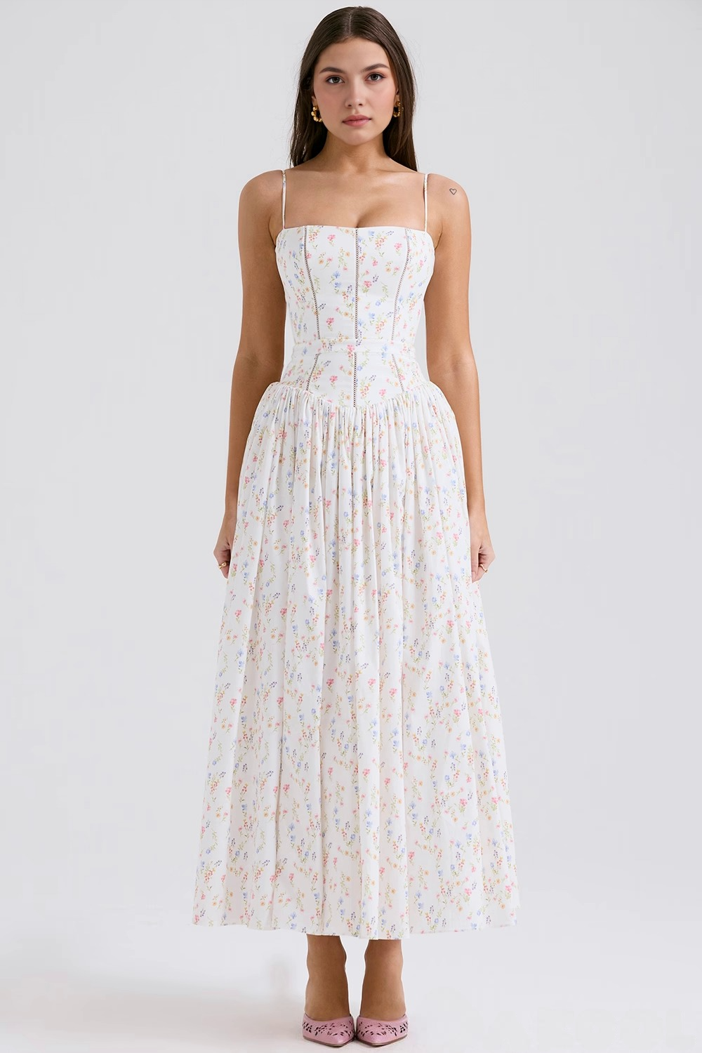 Estrella | Floral midi dress