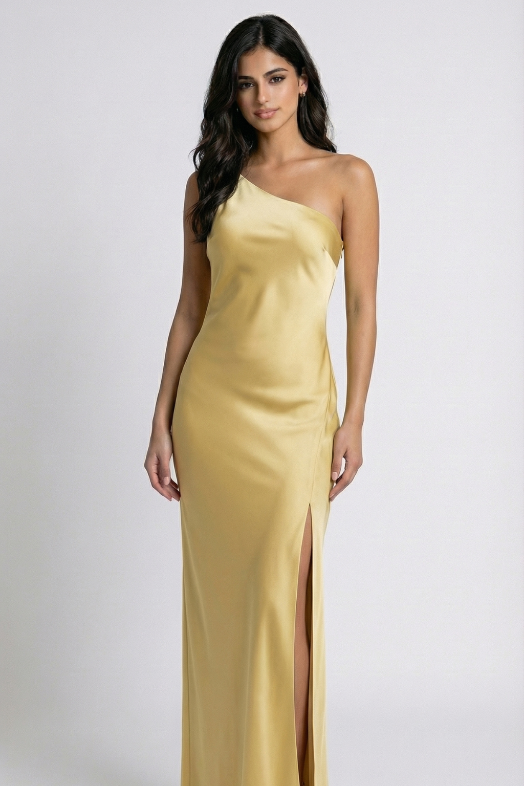 Fiora | Open Back Satin Maxi Dress