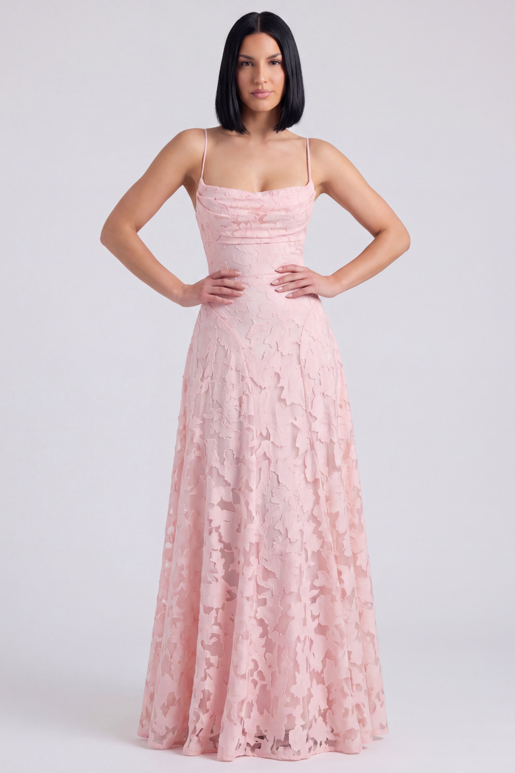Mabel | Vestido maxi elegante de encaje