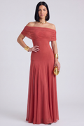Seville | Terracotta Maxi Dress