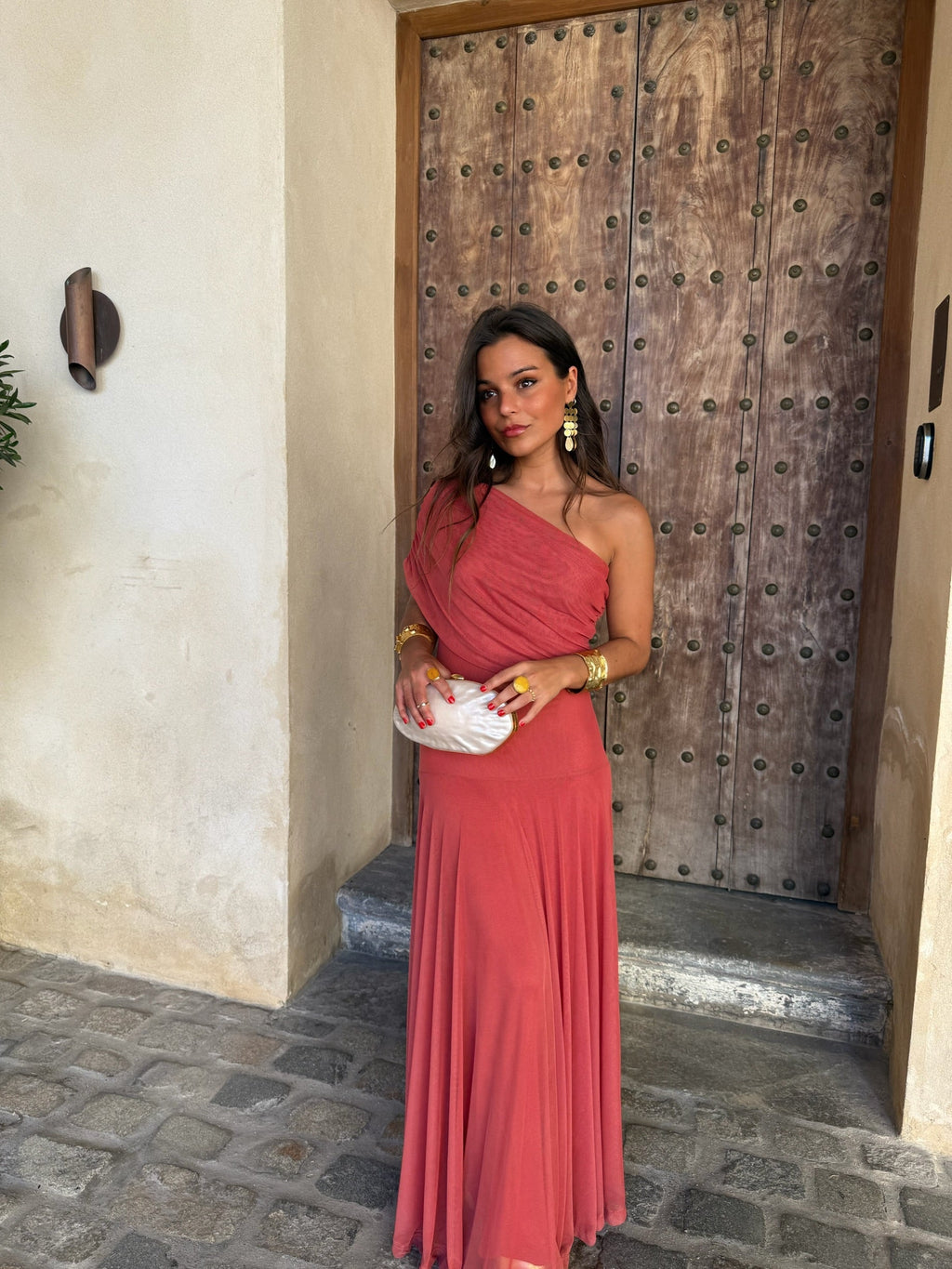 Seville | Terracotta Maxi Dress