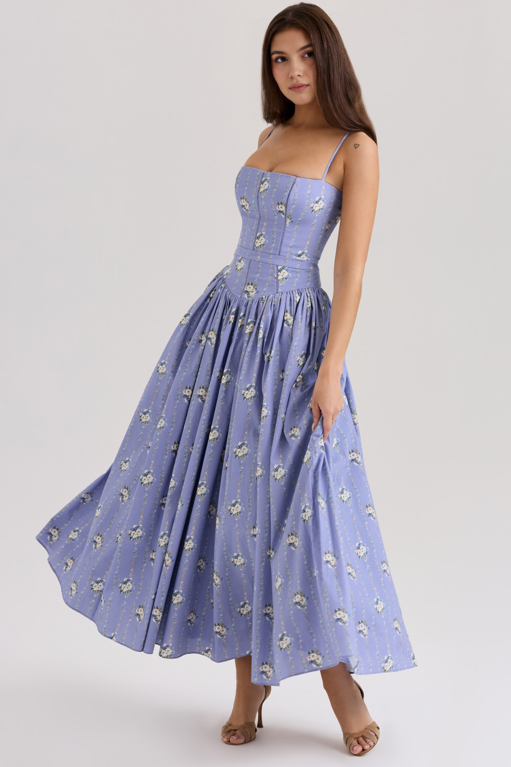 Estrella | Floral midi dress
