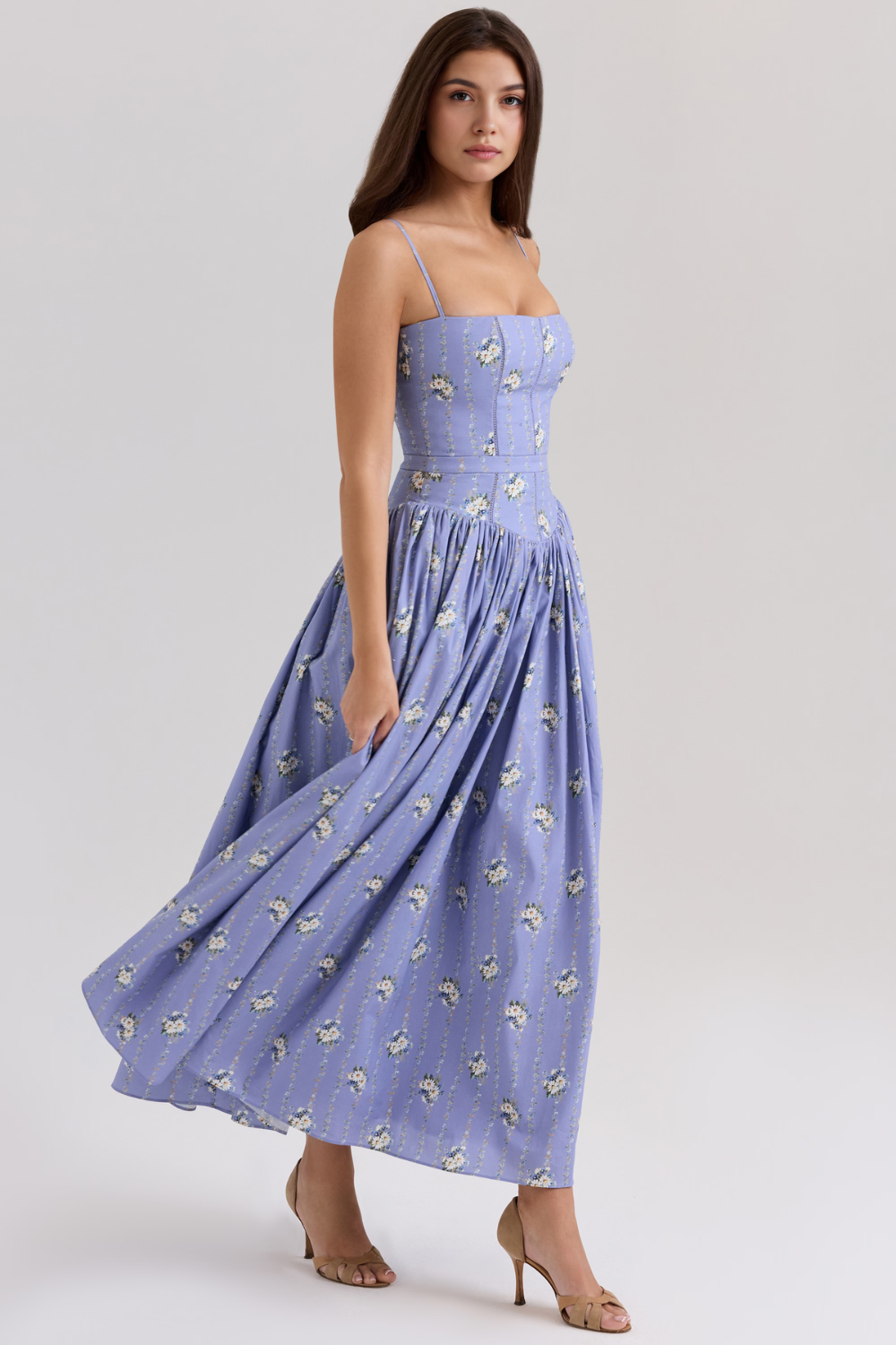 Estrella | Floral midi dress