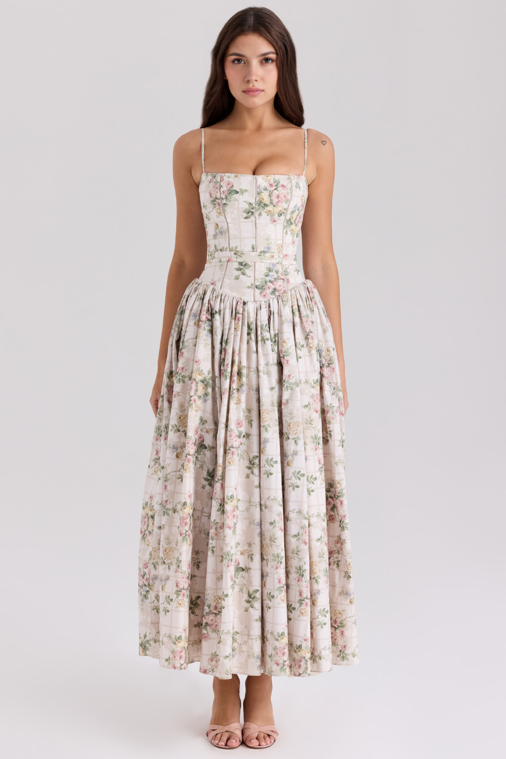 Estrella | Floral midi dress