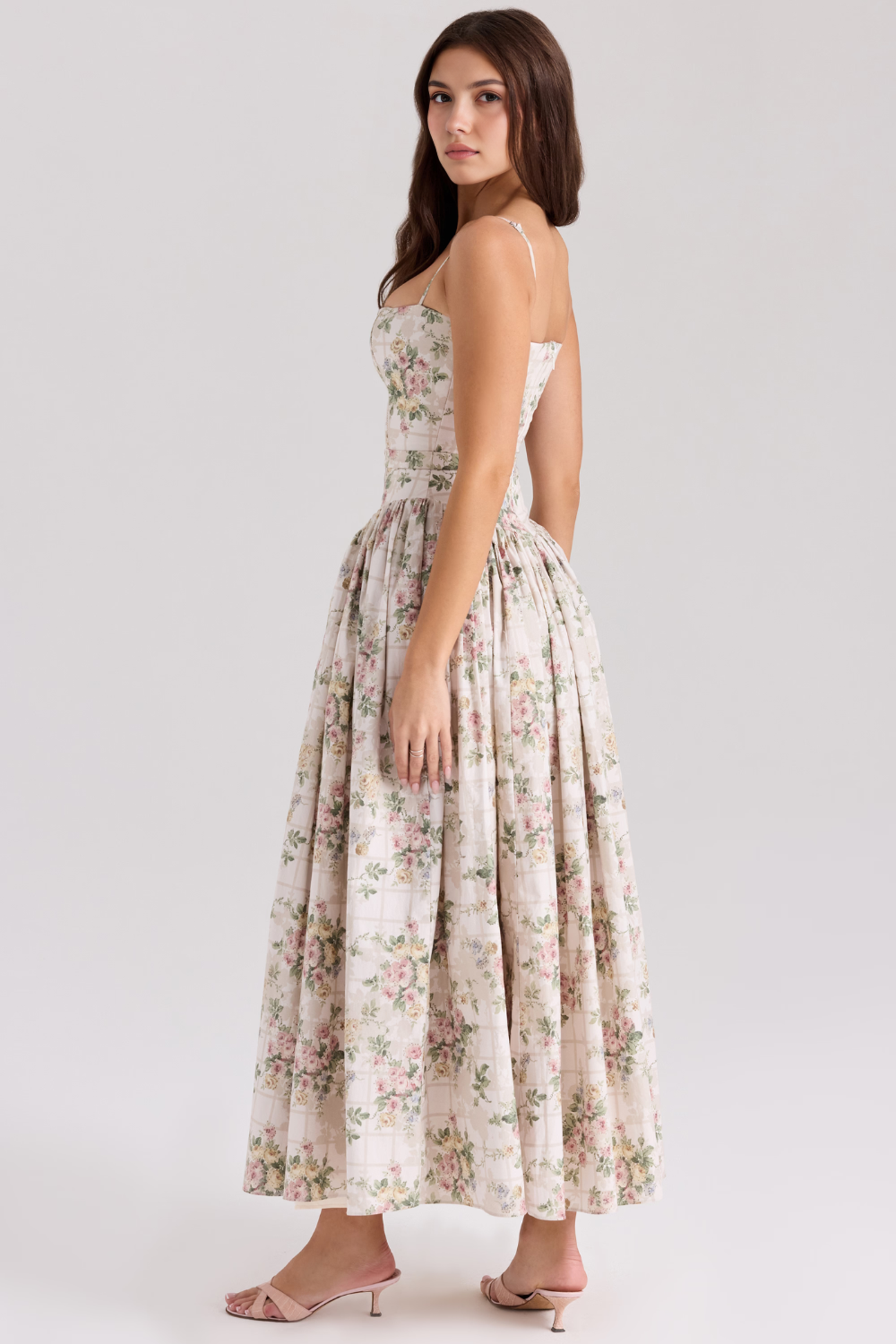 Estrella | Floral midi dress