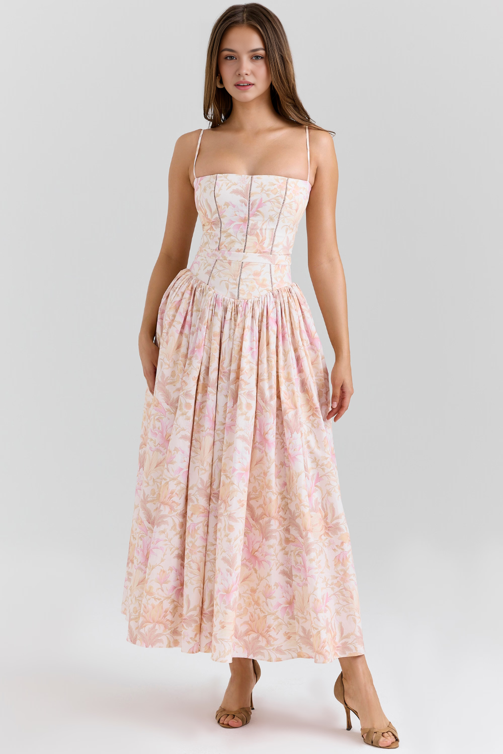 Estrella | Floral midi dress