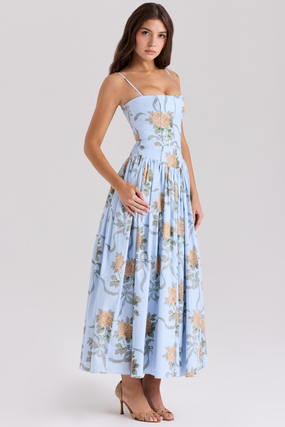 Estrella | Floral midi dress