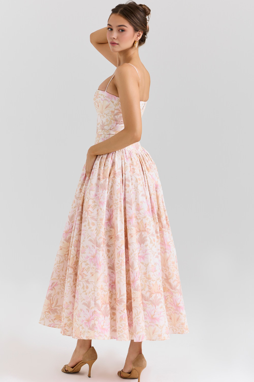 Estrella | Floral midi dress