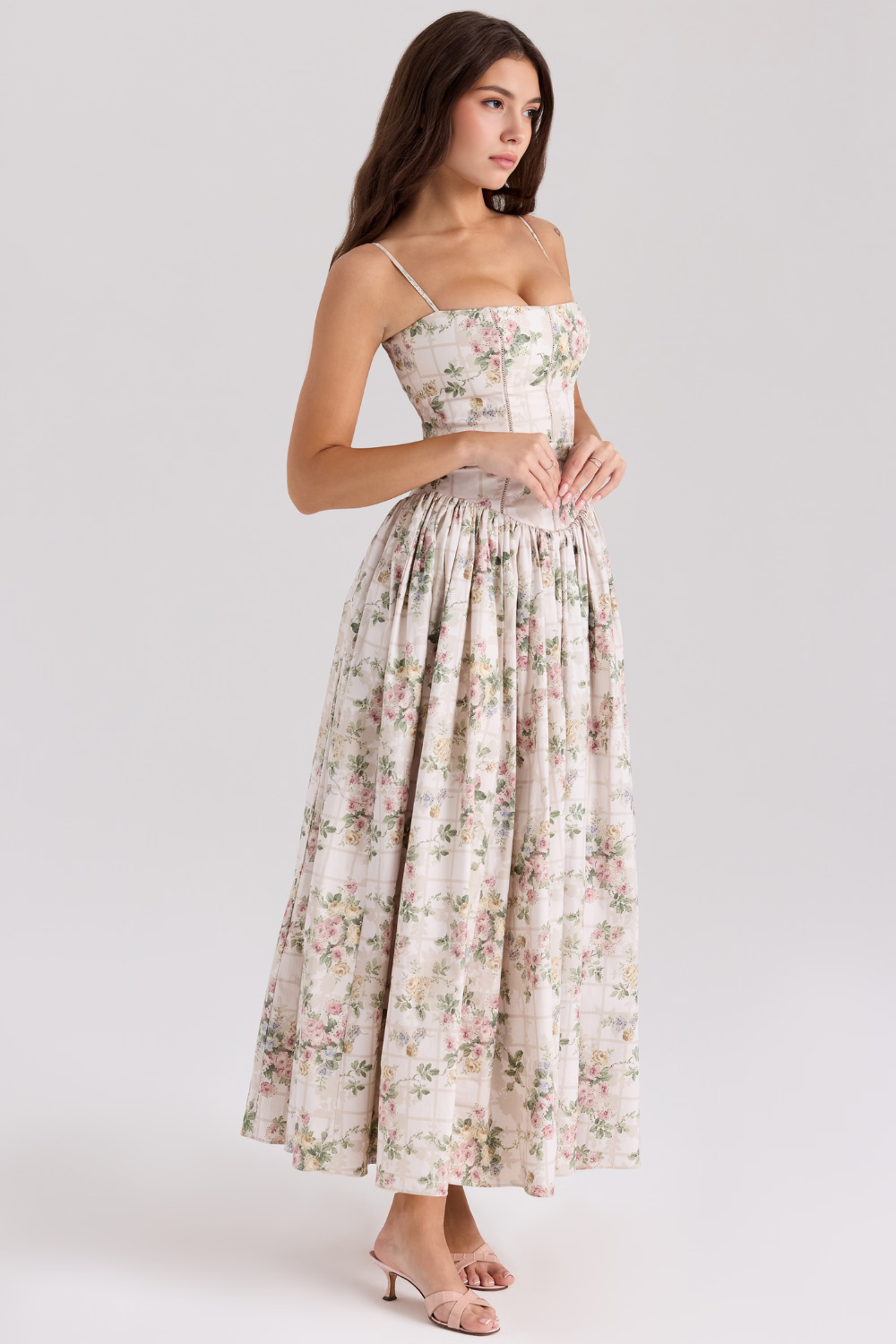 Estrella | Floral midi dress
