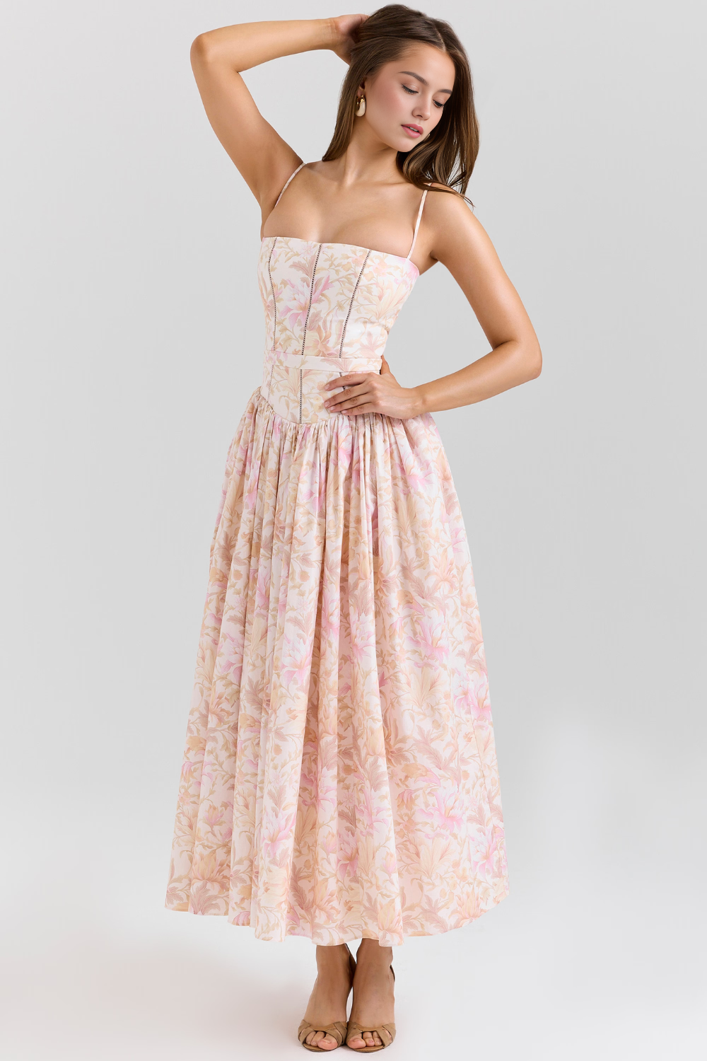 Estrella | Floral midi dress