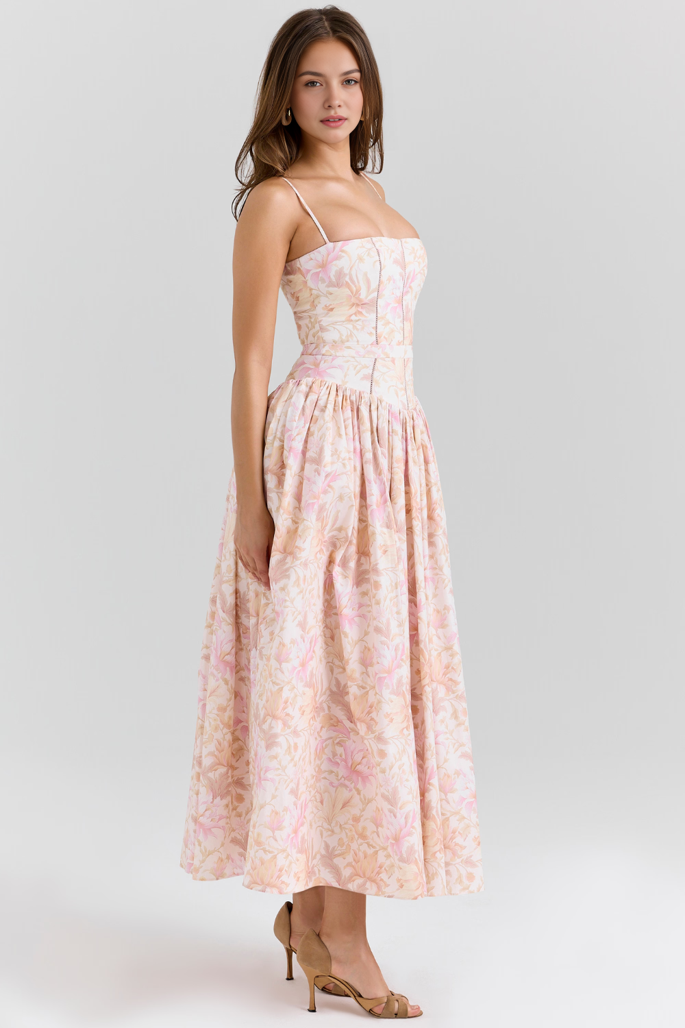 Estrella | Floral midi dress