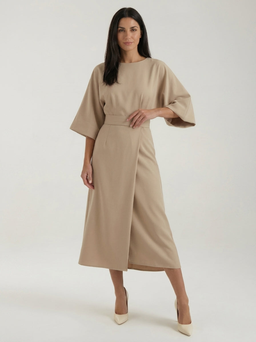 Ana | Vestido largo con cinturón