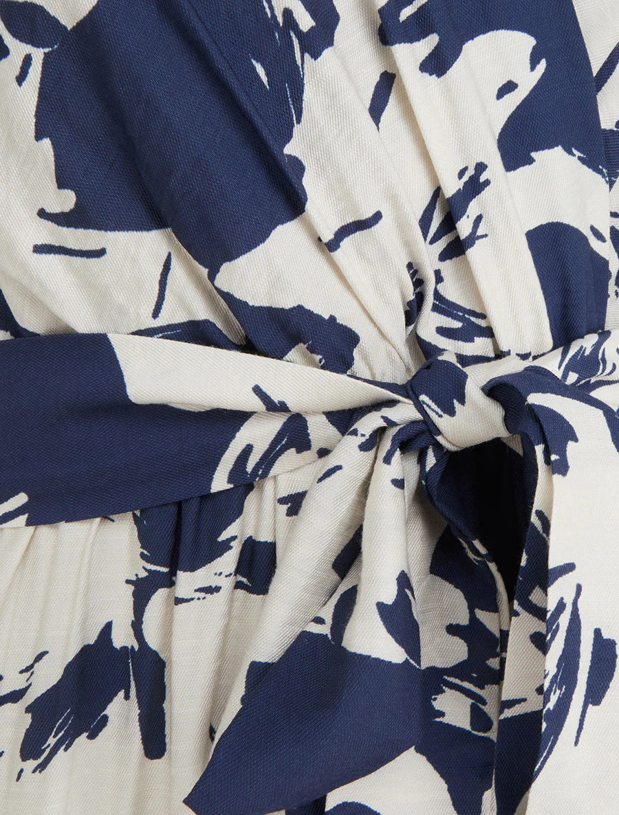 Elvira | Long dress with floral print