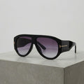 Bold Amber Retro Glasses