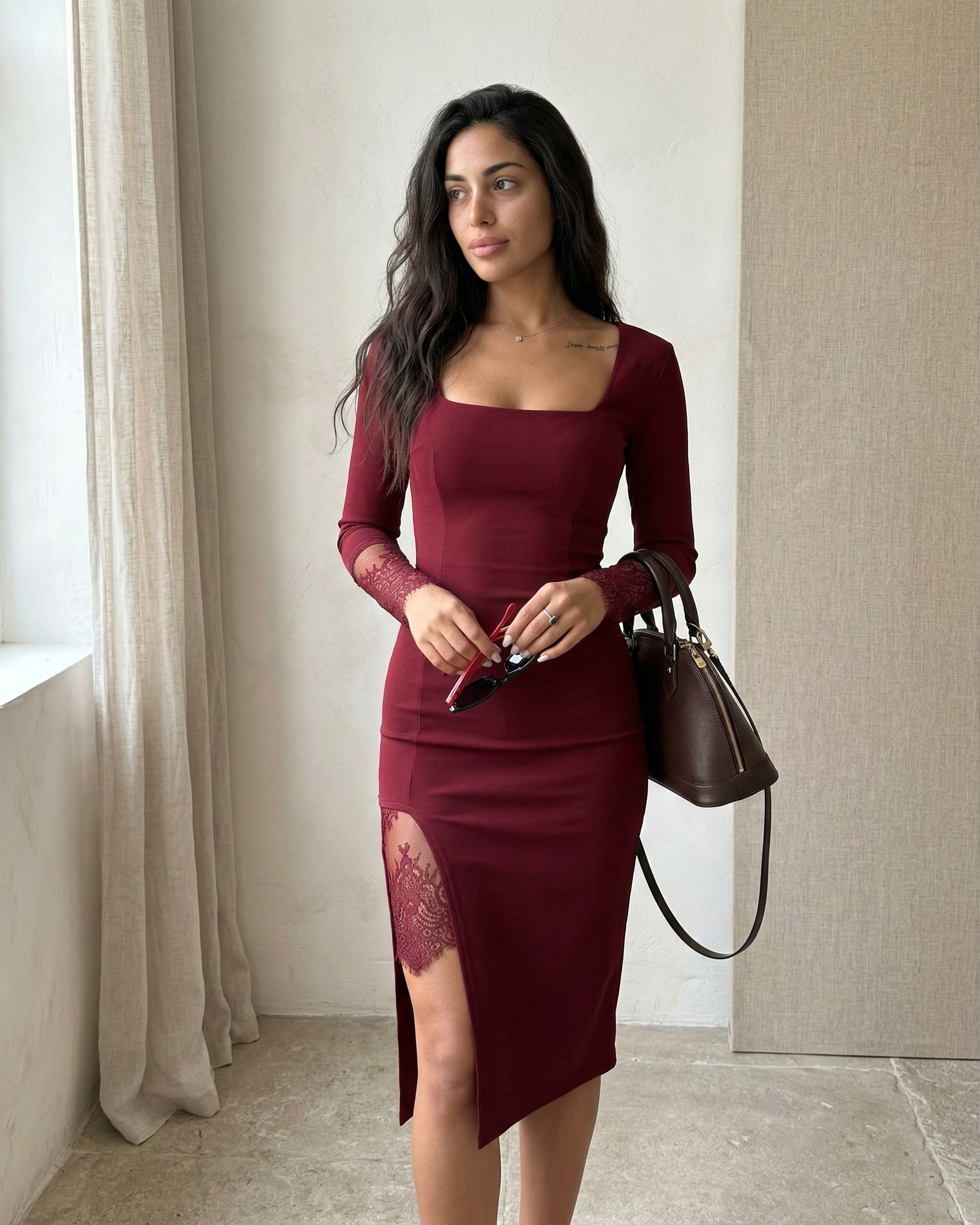 Jasmina Lace Evening Gown