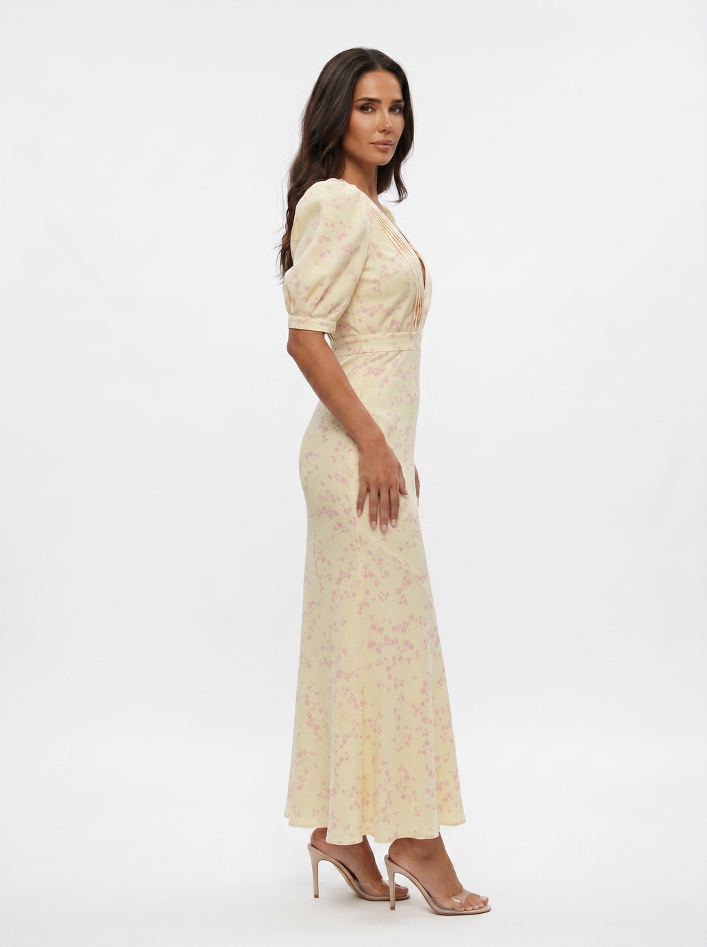 Amaia | Floral Design V-Neck Dress