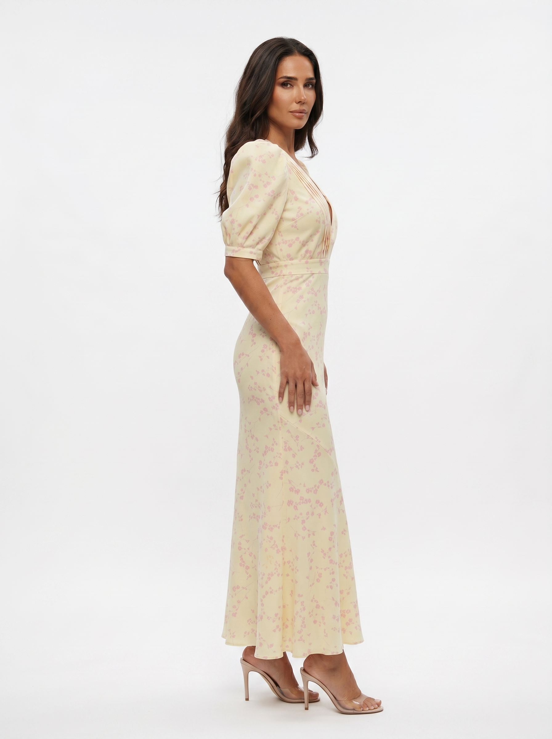 Amaia | Floral Design V-Neck Dress