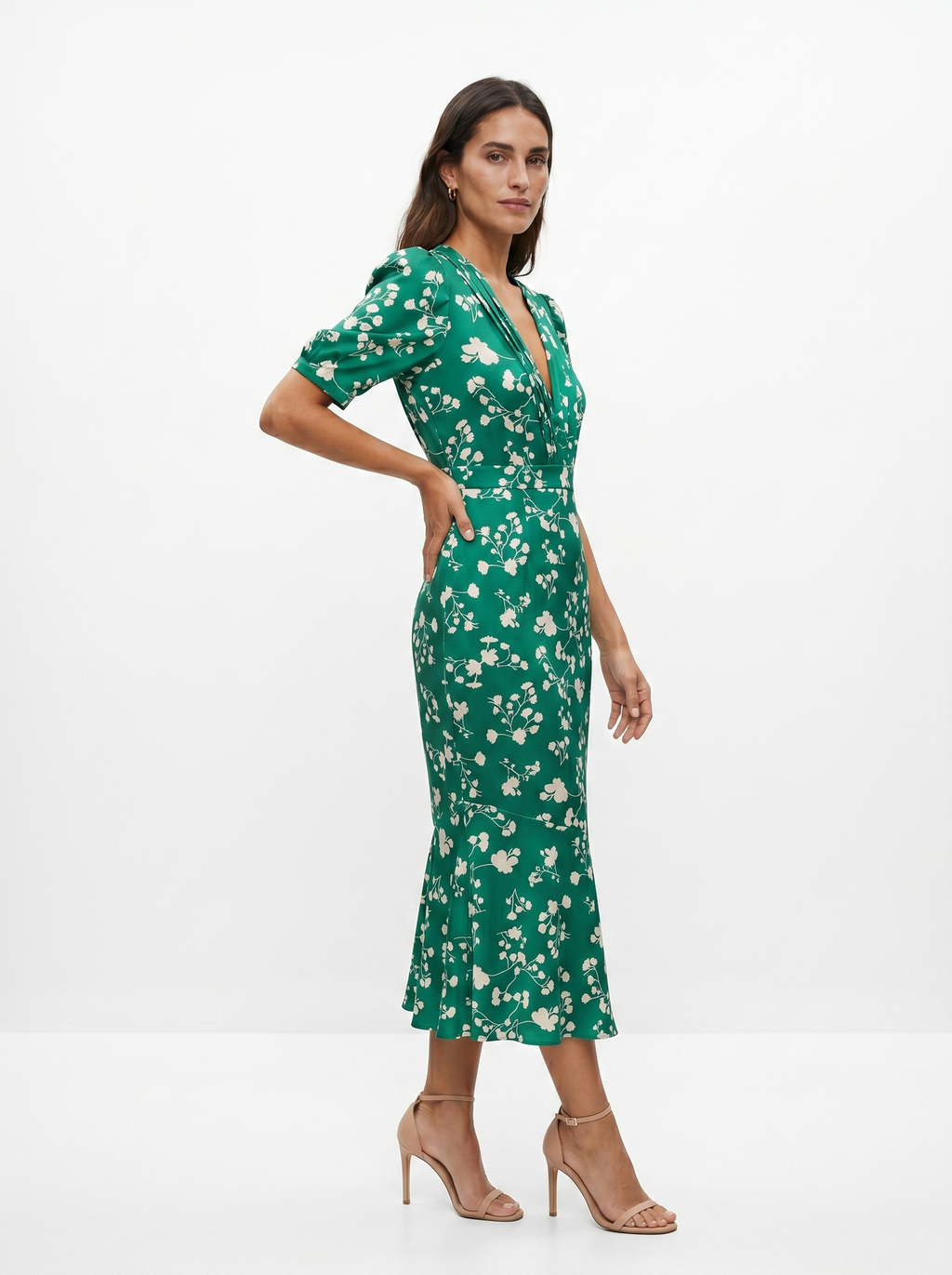 Amaia | Floral Design V-Neck Dress