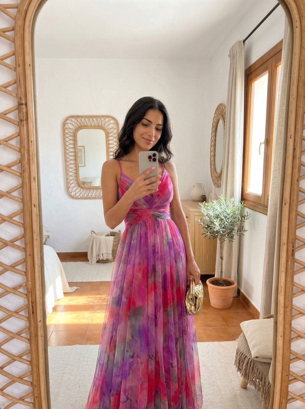 Lola | Long floral dress