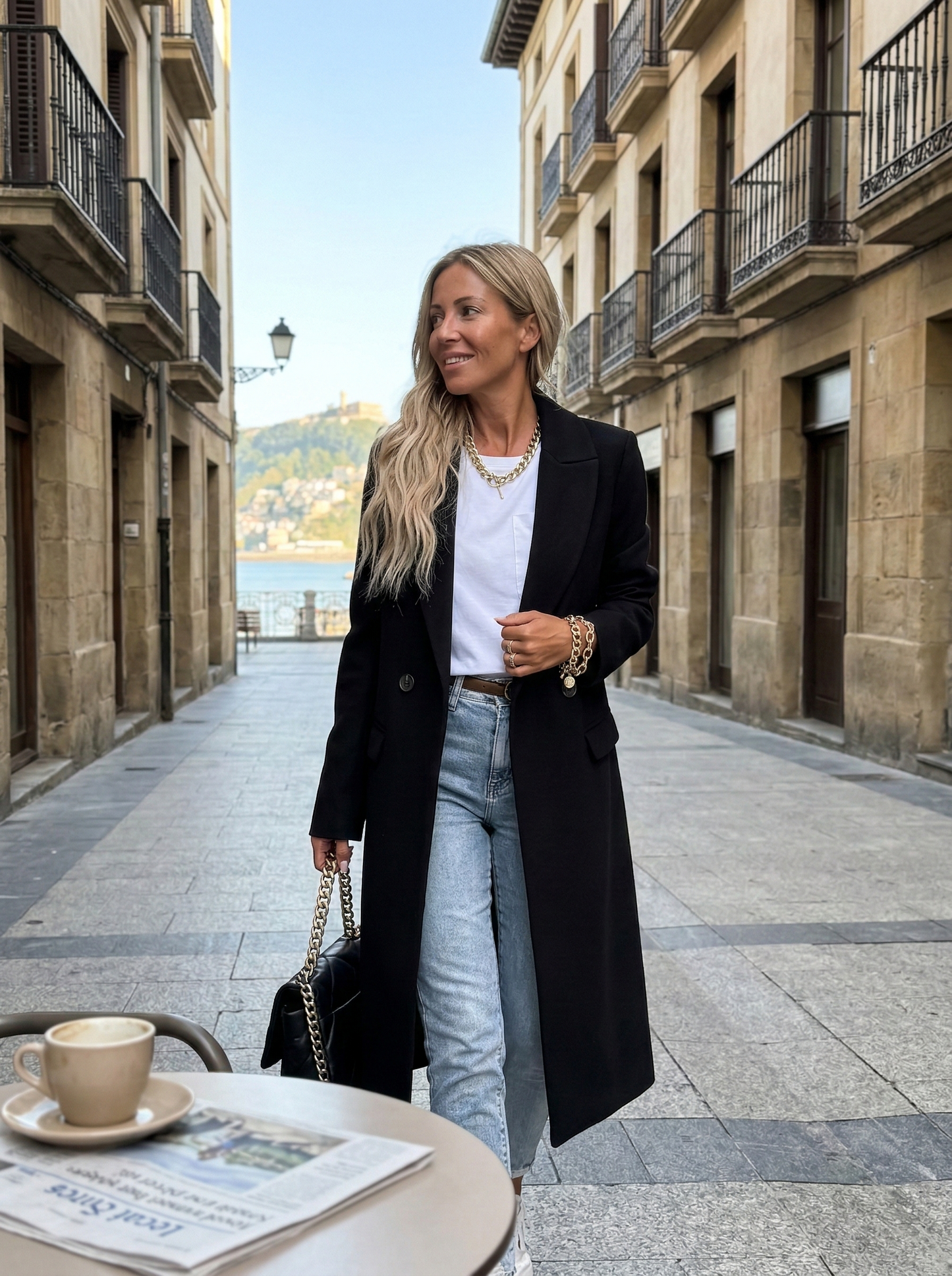 Arantxa | Abrigo largo clásico