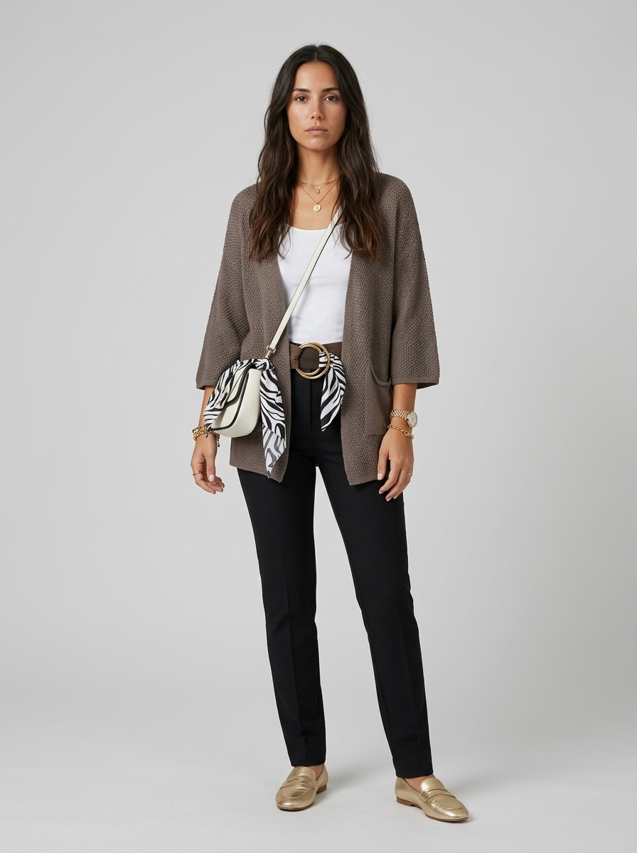 Amanda | Knitted Cardigan for Mid-Season