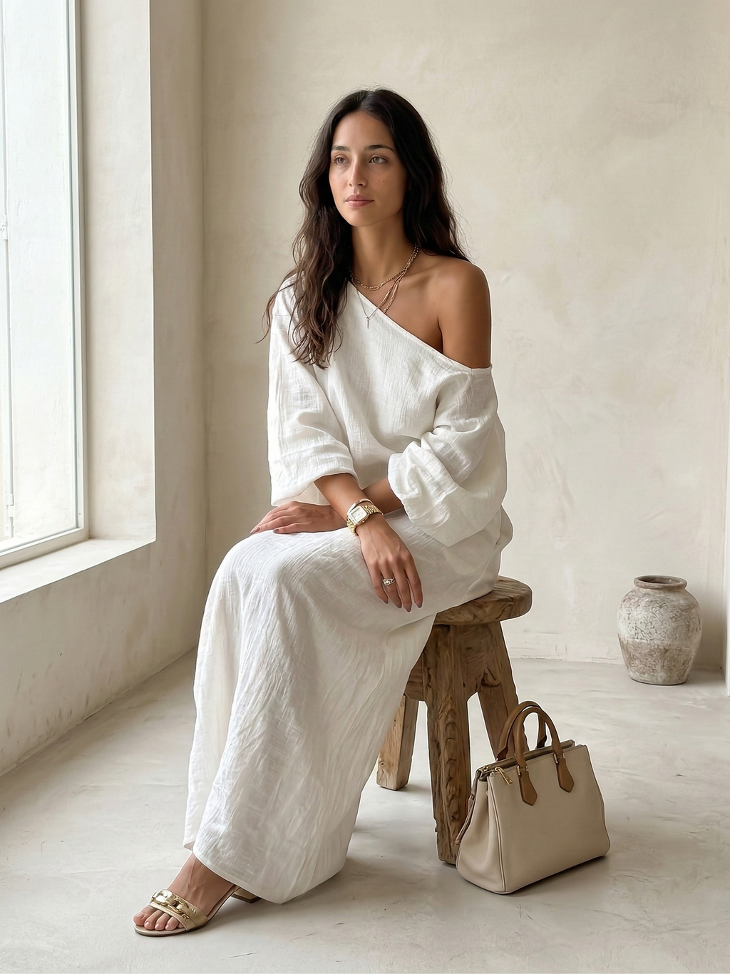 Candela | Long linen dress