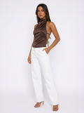 Chase | Open-back crop top