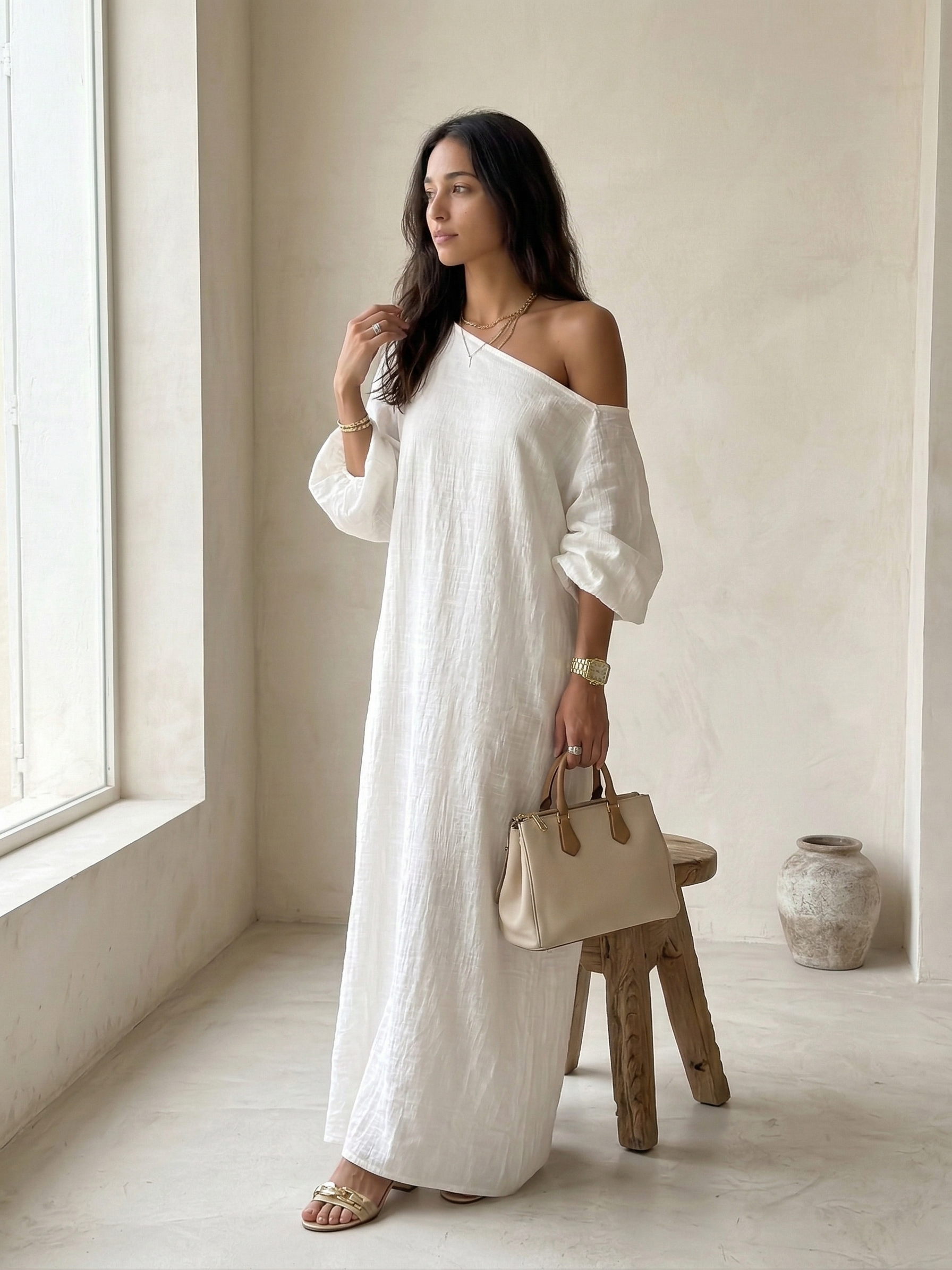 Candela | Long linen dress