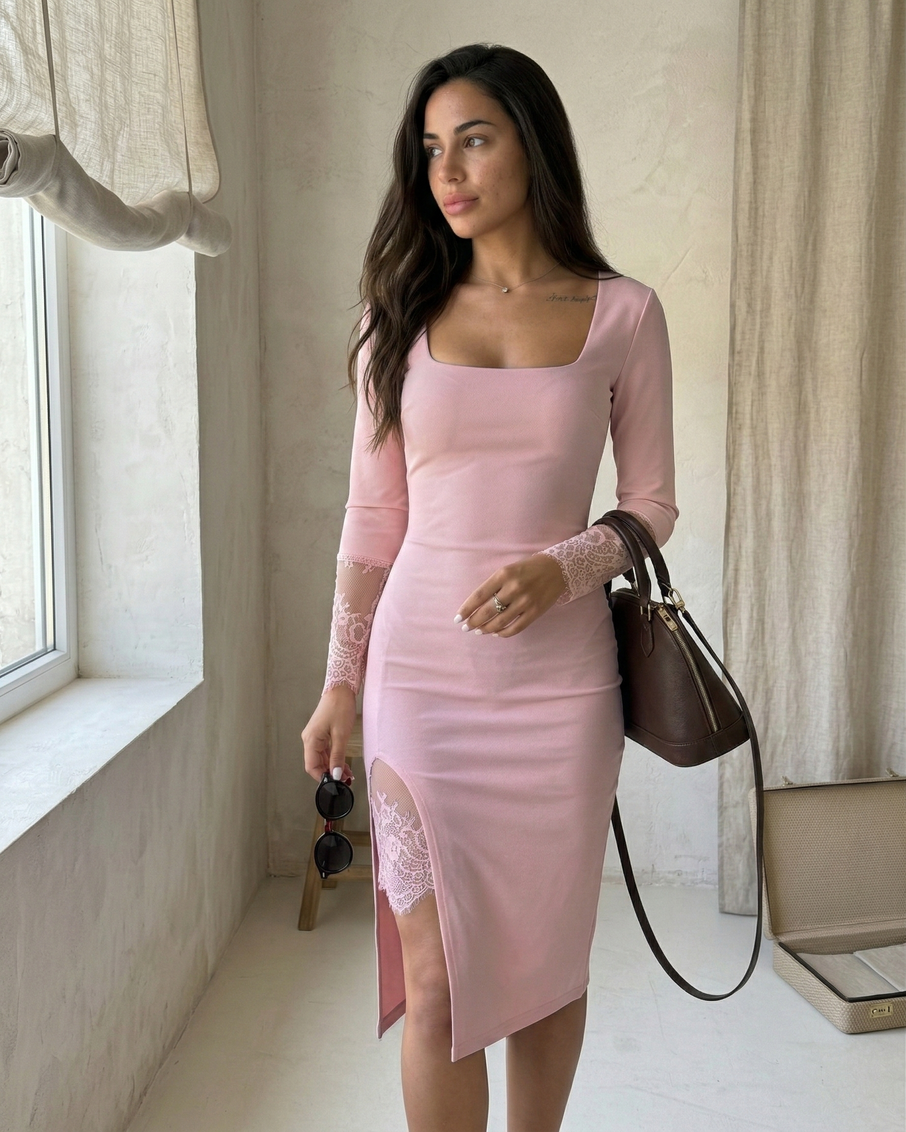 Jasmina Lace Evening Gown