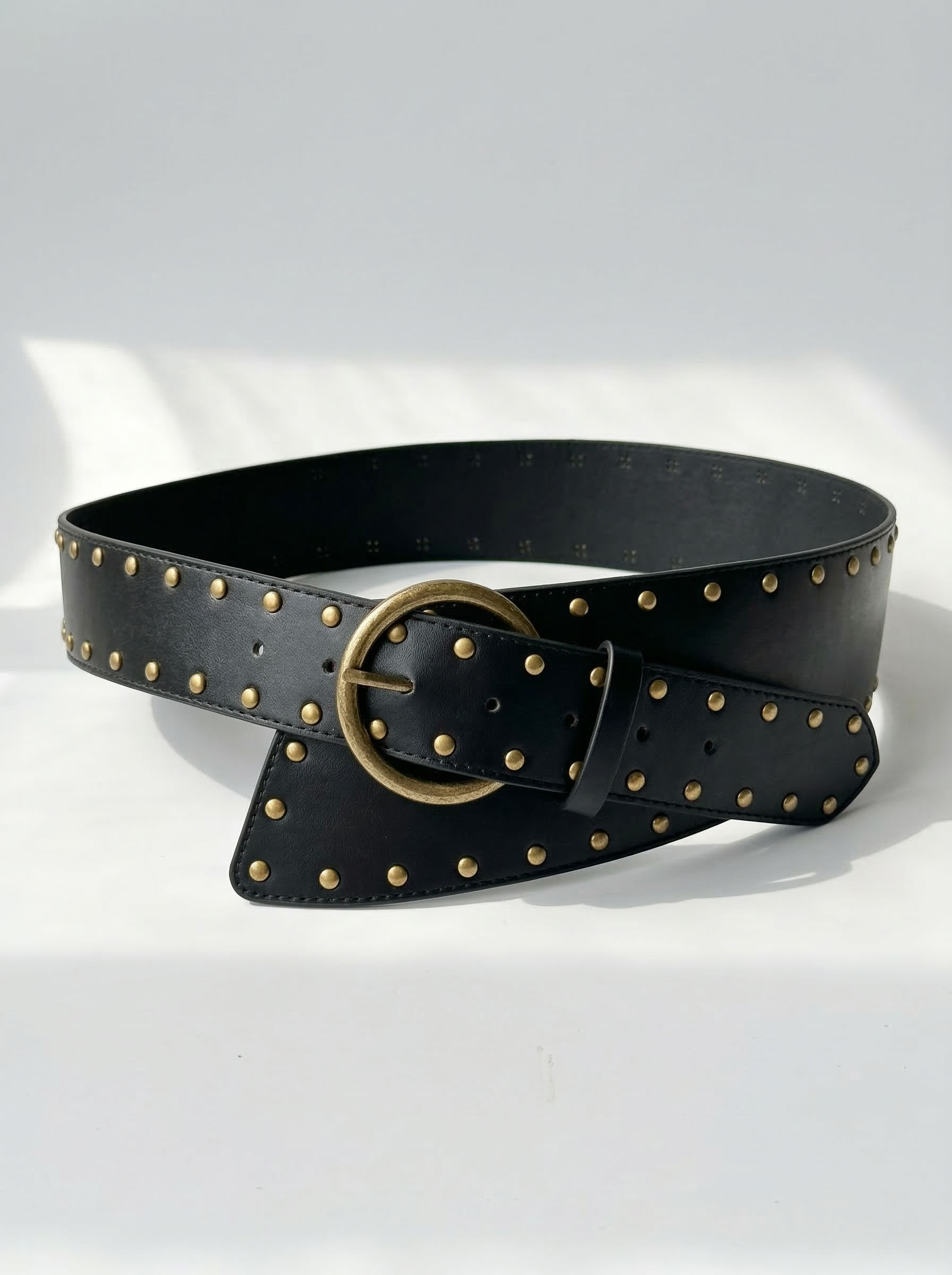 Roma | Asymmetric stud dress belt