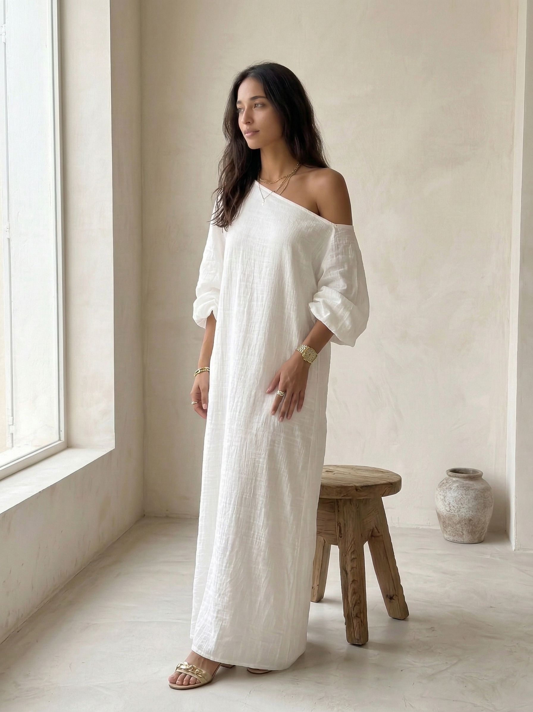 Candela | Long linen dress