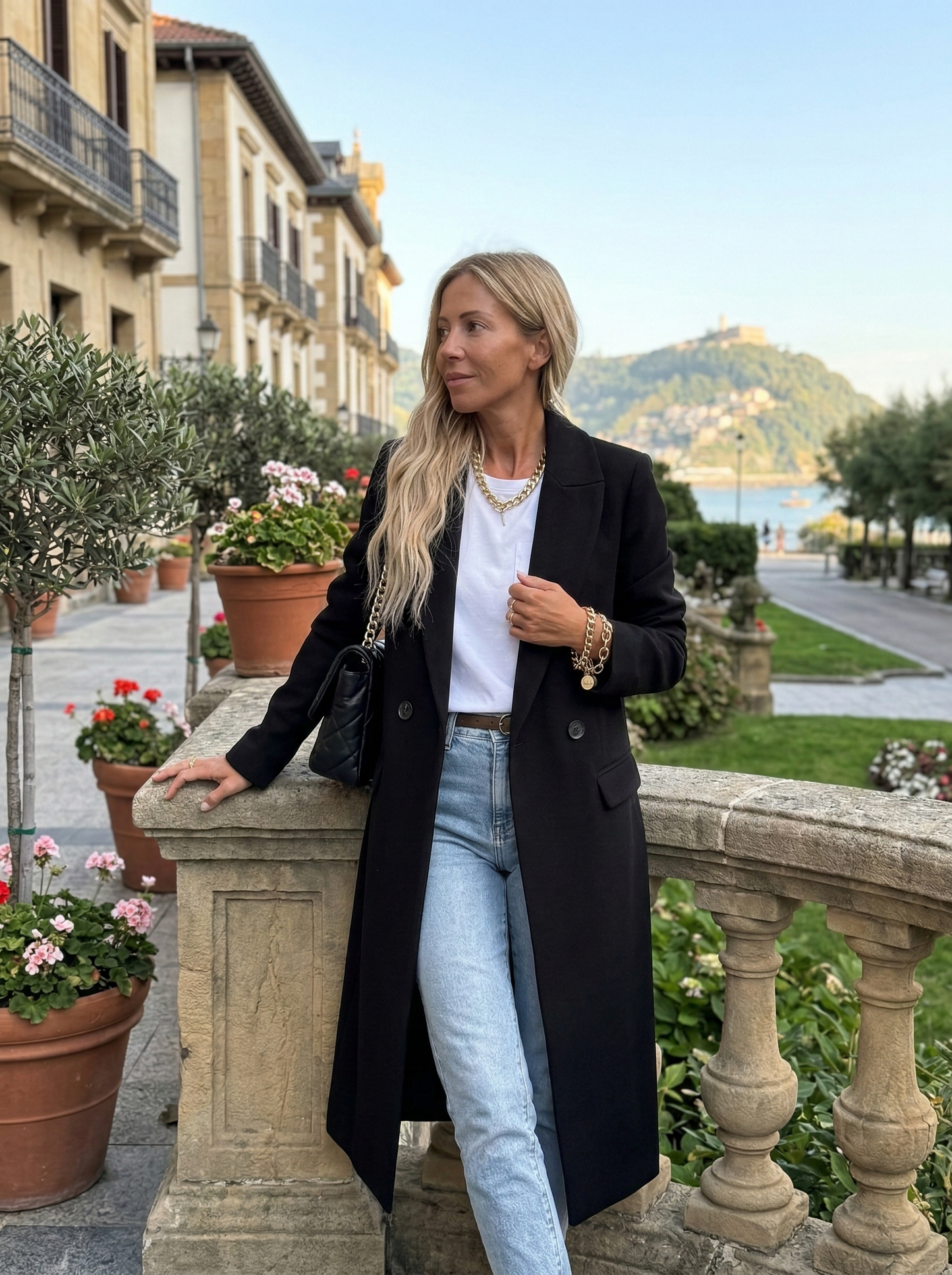 Arantxa | Abrigo largo clásico