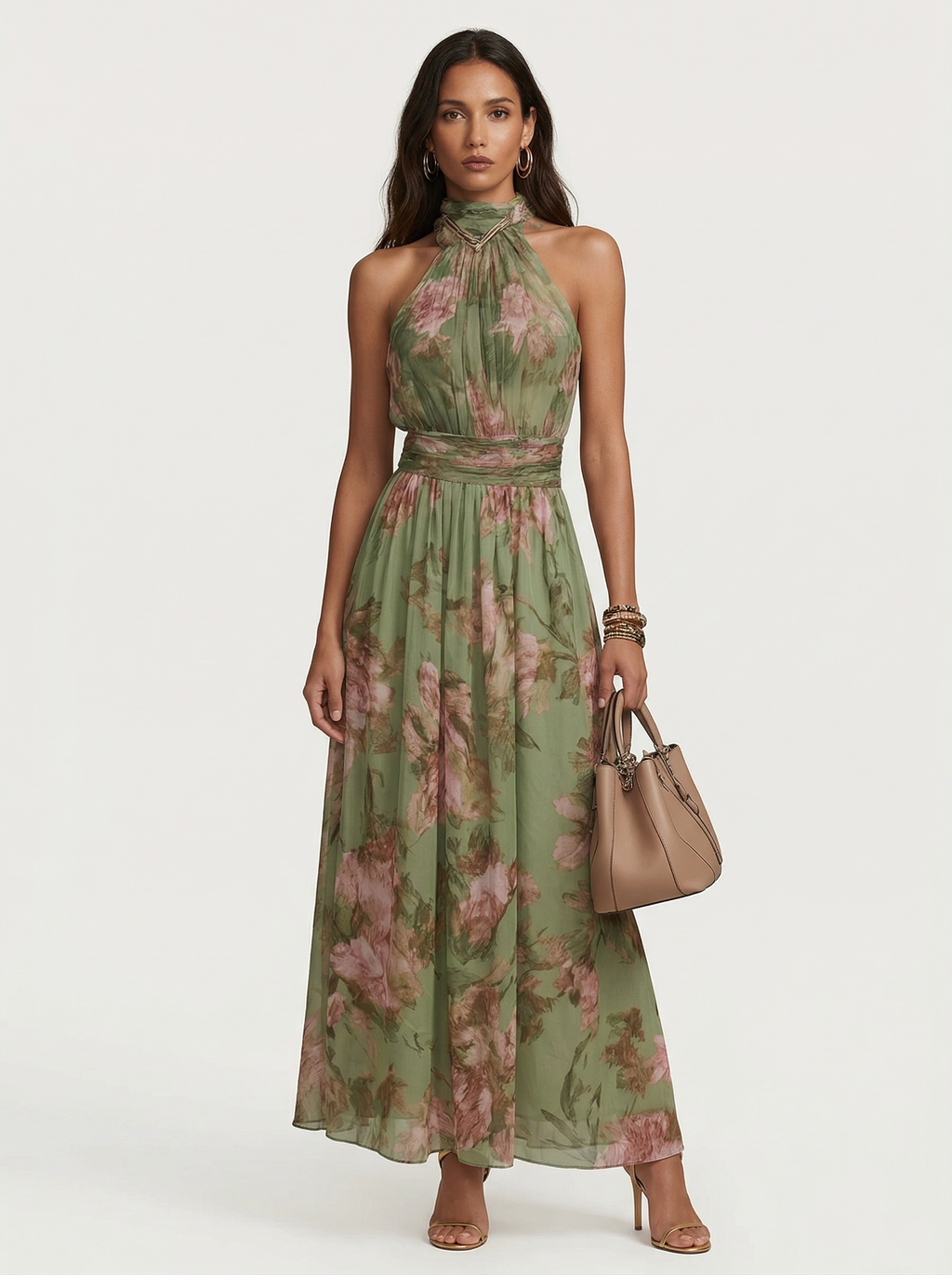 Olivia | Floral long dress