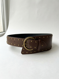 Roma | Asymmetric stud dress belt