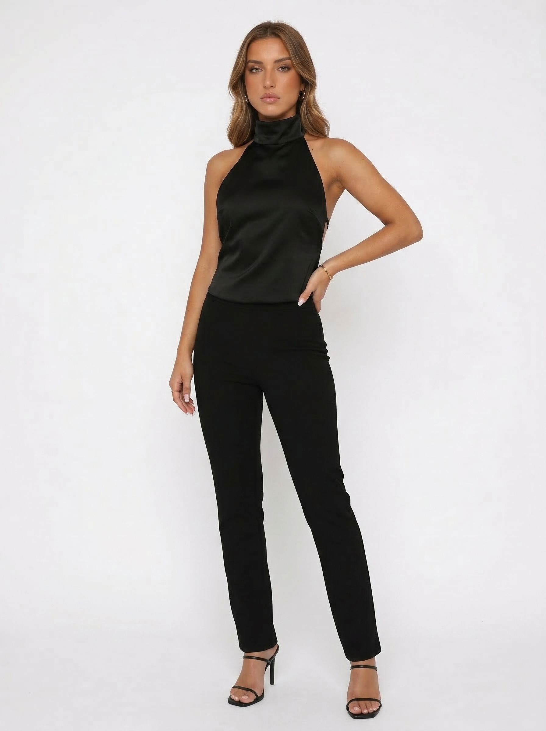 Chase | Open-back crop top