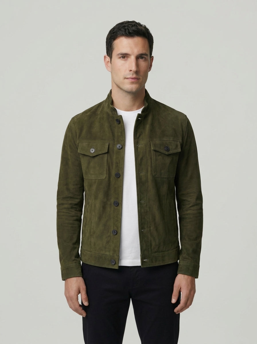 Miguel | Suede overshirt