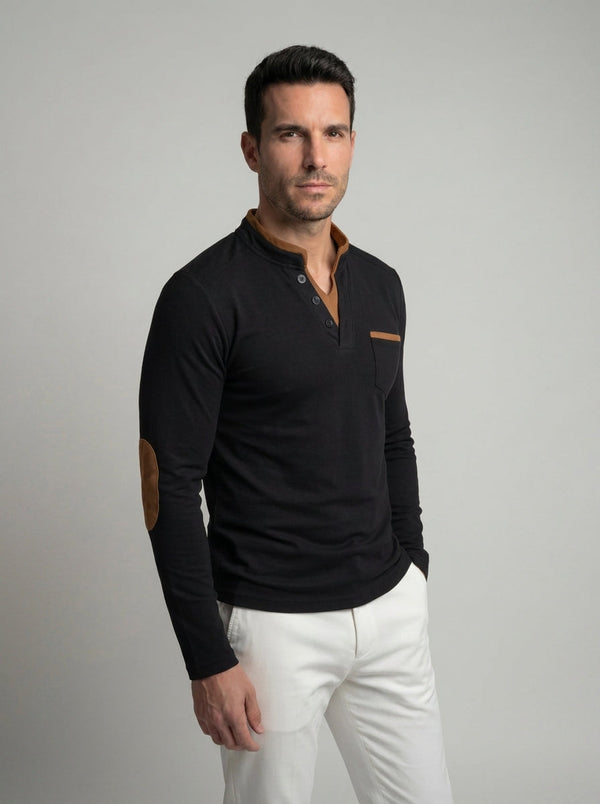 Louis | V-neck long-sleeve shirt