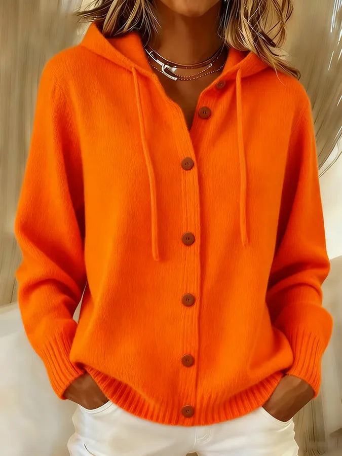 Brenda™ | Sudadera Cárdigan con Capucha y Botones