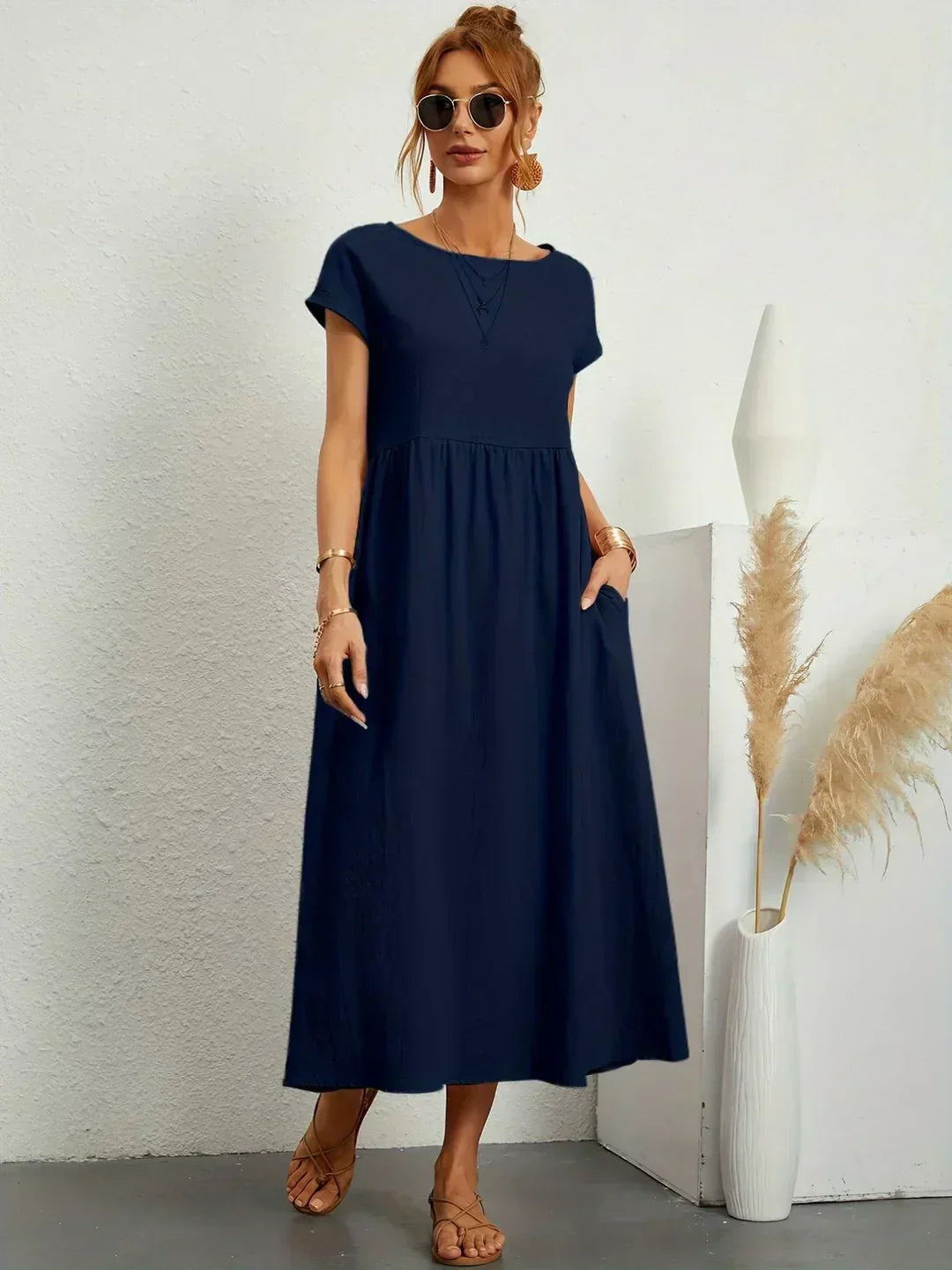 Gabriela | Vestido midi fluido atemporal