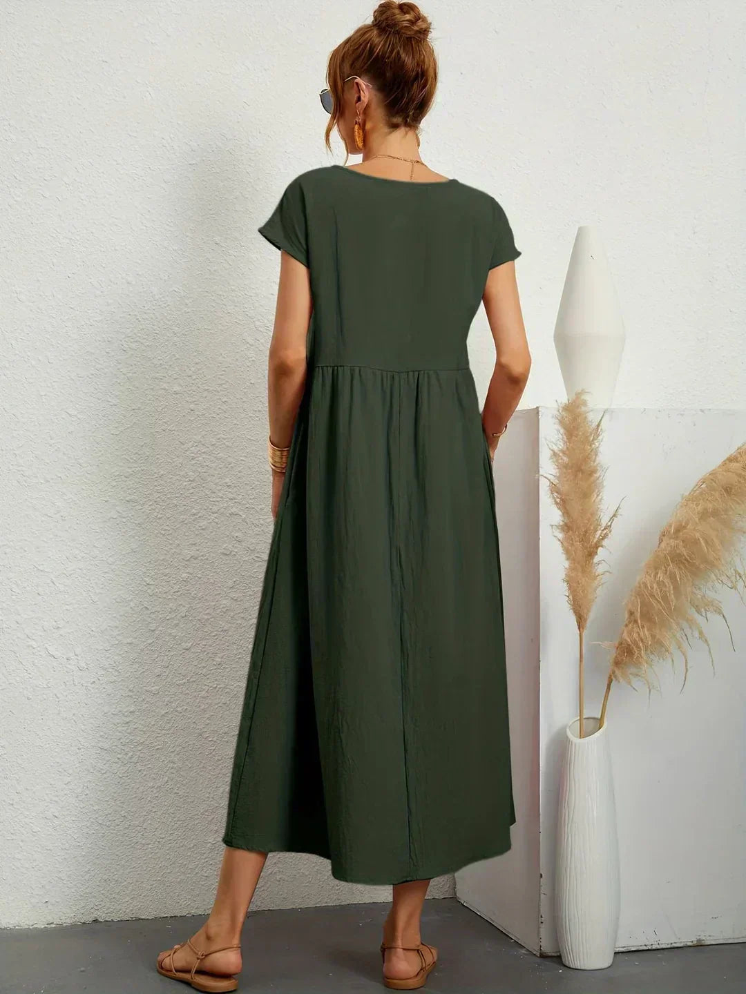 Gabriela | Vestido midi fluido atemporal