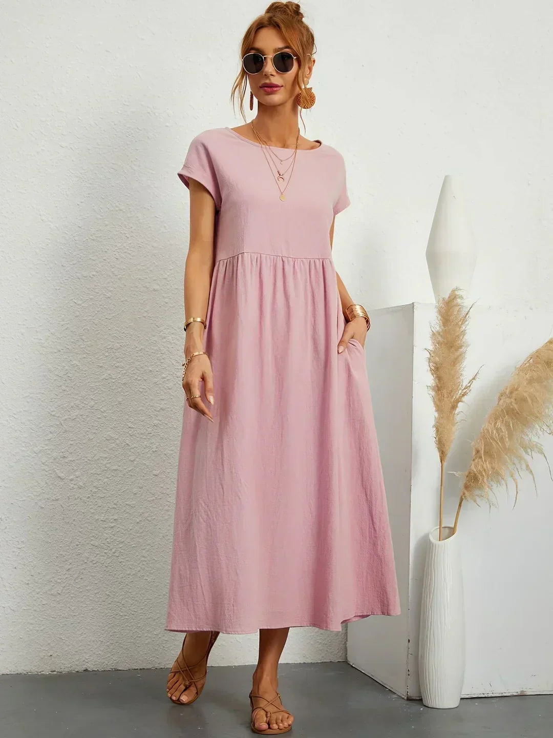 Gabriela | Vestido midi fluido atemporal