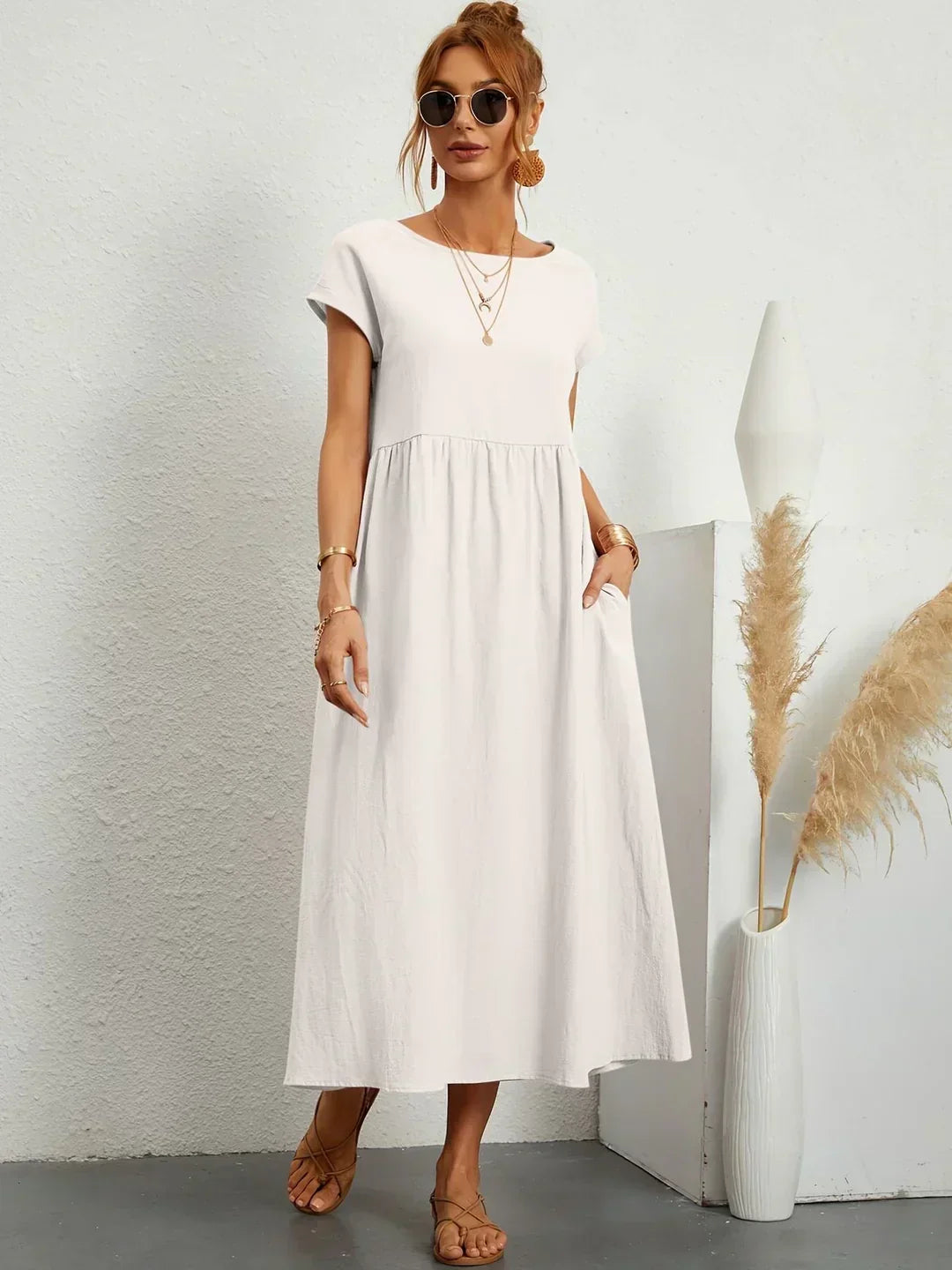 Gabriela | Vestido midi fluido atemporal