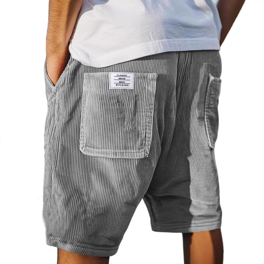 Victor | Pantalón Corto Elegante de Pana
