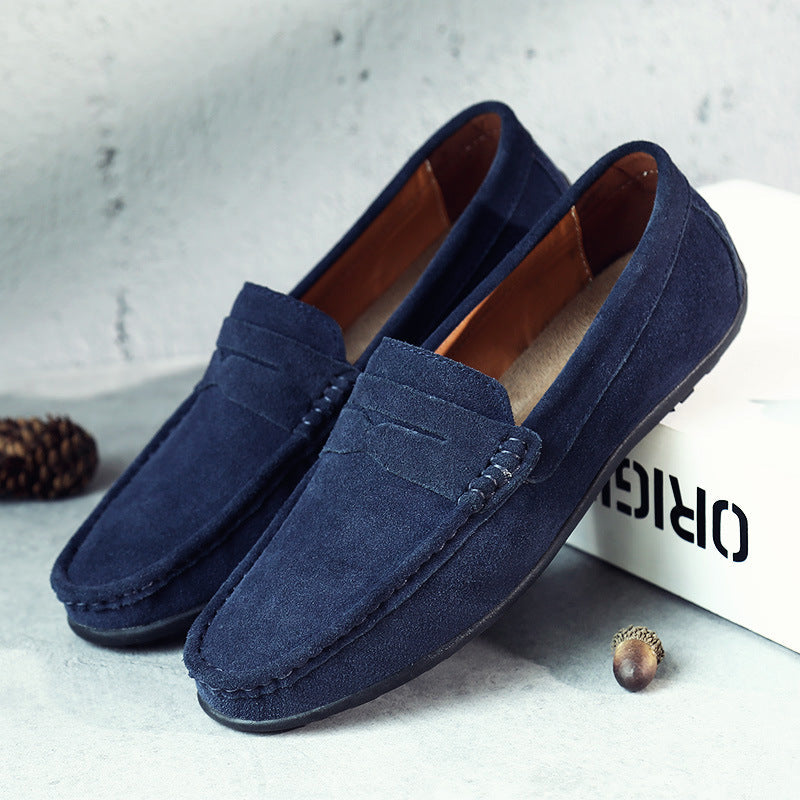 Lurano | Retro suede loafers