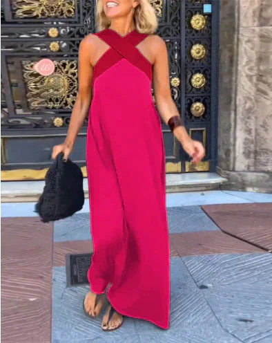 Lucia | Crisscross Maxi Dress