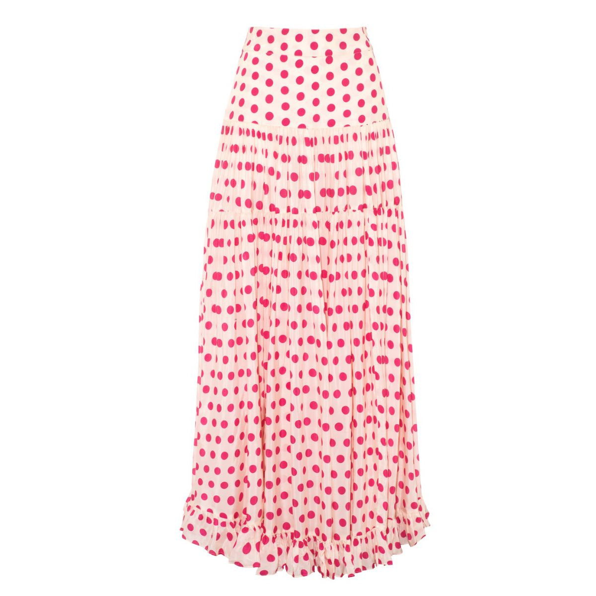 Amore Capri Heart Print Swimsuit and Maxi Skirt Set