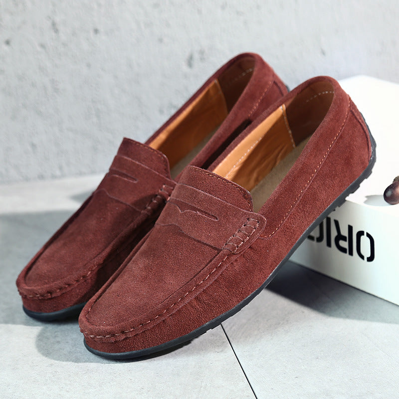 Lurano | Retro suede loafers